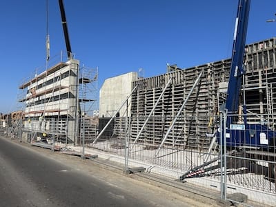 Sägewerk Aufgabe Linie 2 im Bauzustand